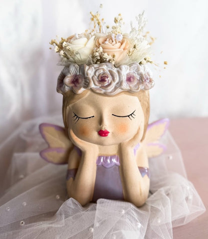 Peça Ângela 🧚 c/flores de cera