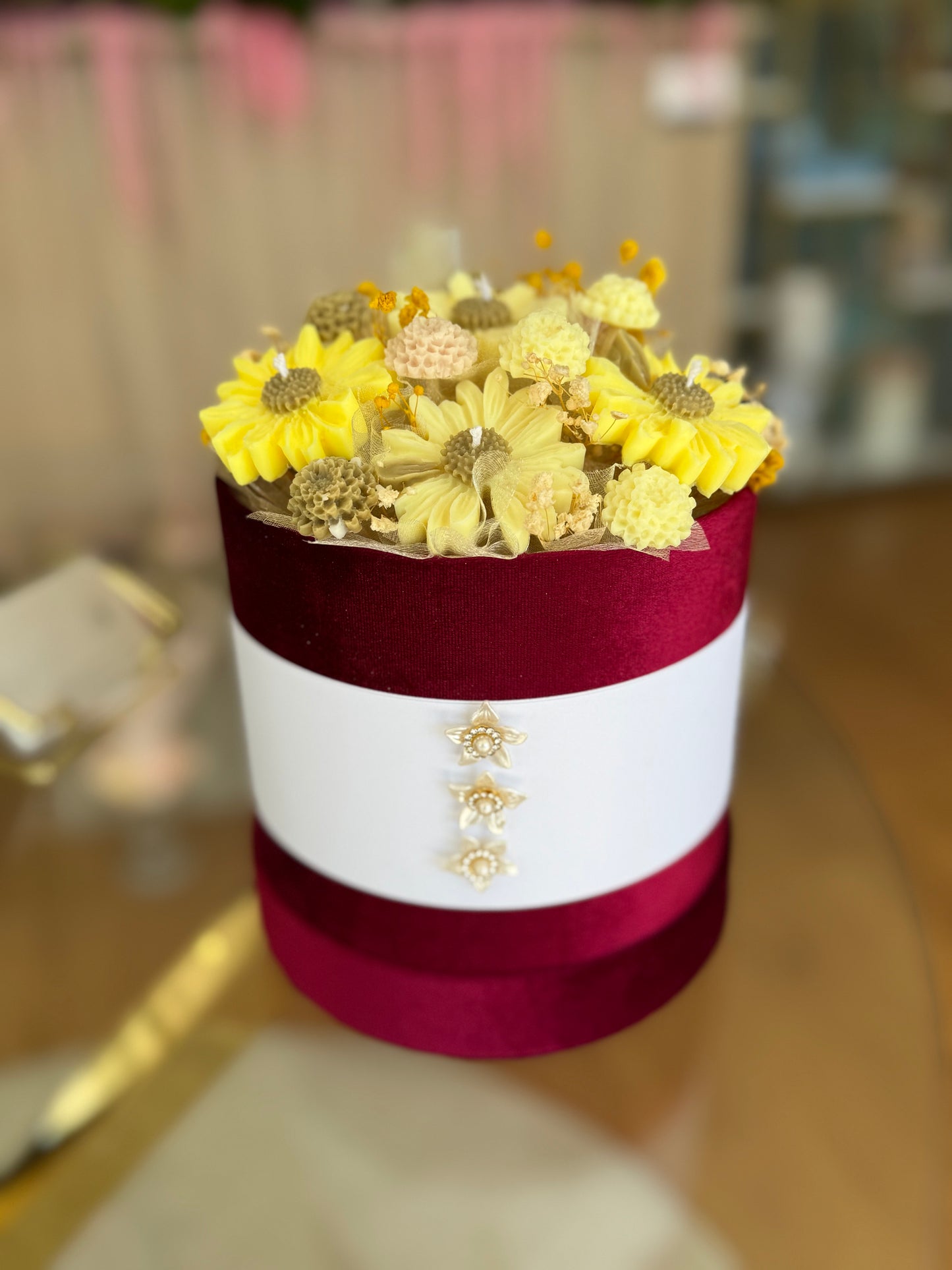 Caixa Flores de Cera
