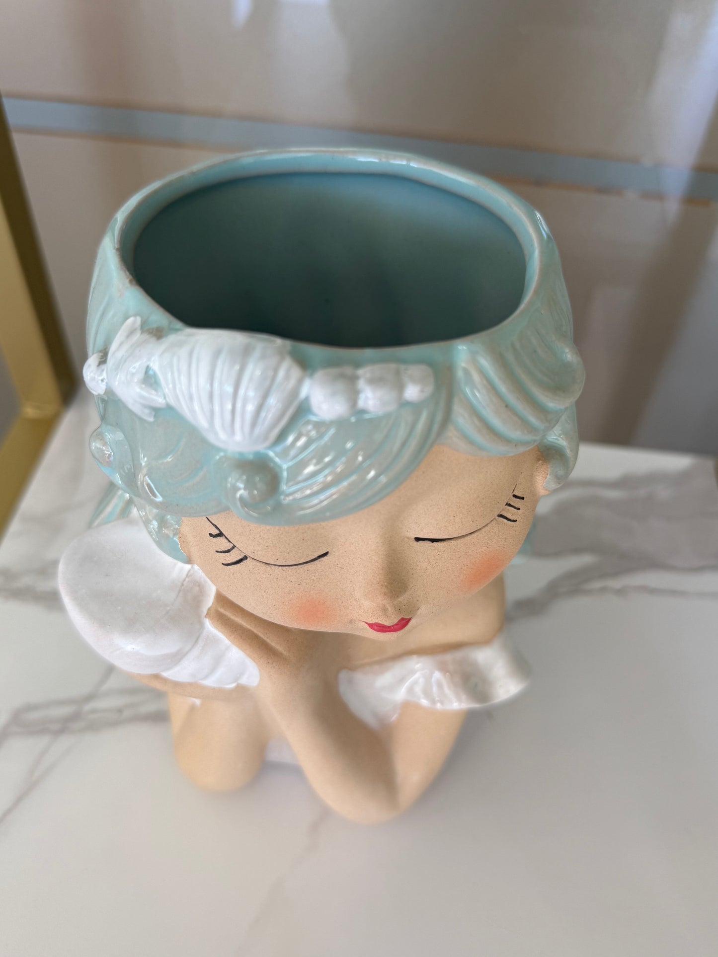 Vaso Menina do Mar 🌊