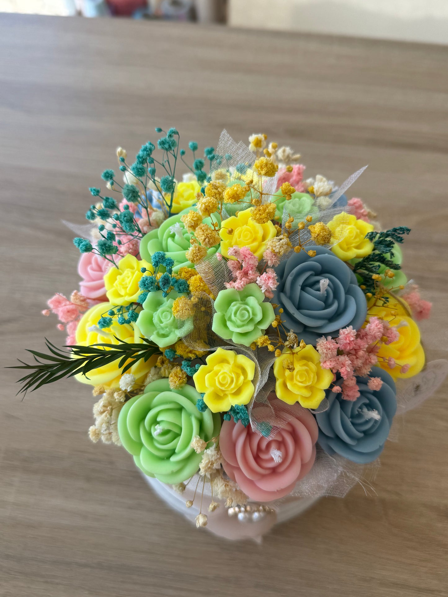 Caixa Flores Cera