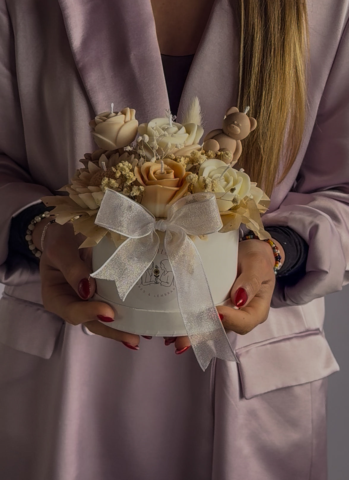 Mini Box Flores cera